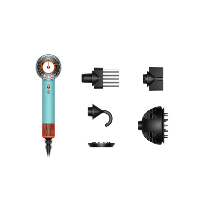 Фен Dyson Supersonic HD16 Nural Vinca blue/Topaz