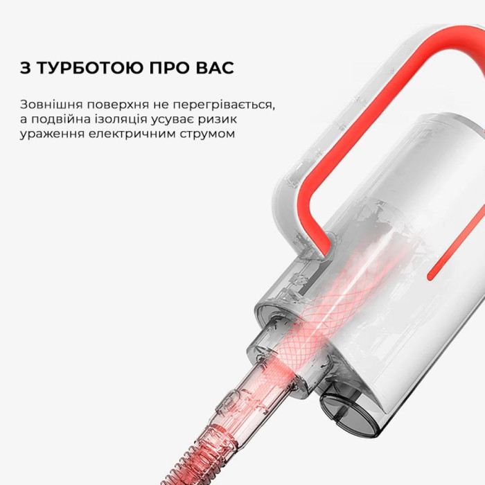 Багатофункціональний пароочисник Deerma Multi-function Steam Cleaner 1600W White (DEM-ZQ610)