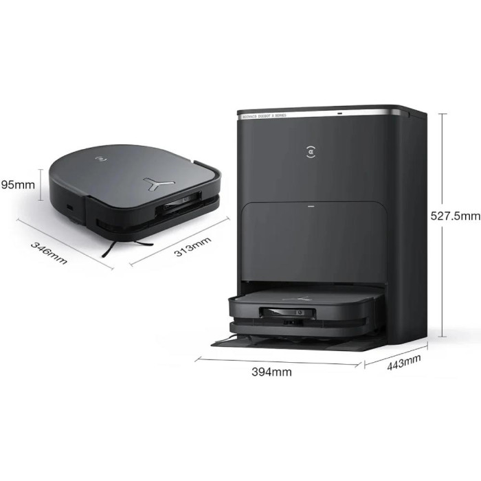Робот-пилосос DEEBOT X5PRO OMNI DDX39 BL ECOVACS