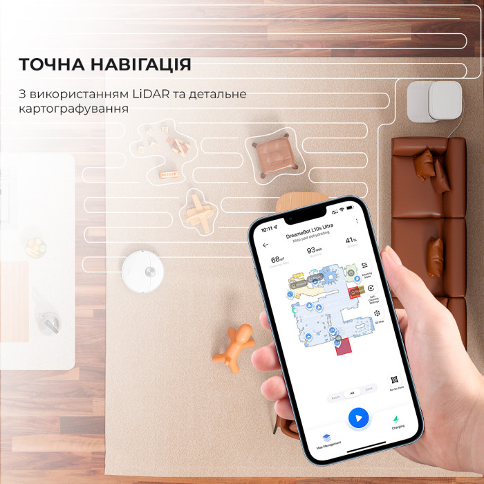 Робот-пилосос миючий Dreame Bot L10S Ultra