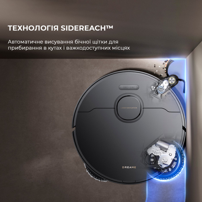 Робот-пилосос миючий Dreame Bot X40 Ultra Black
