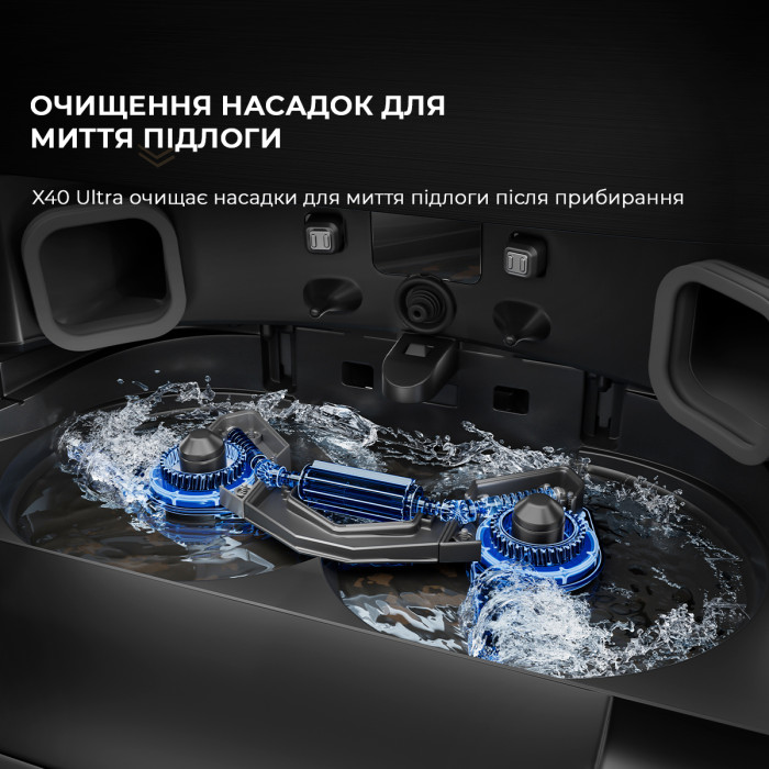 Робот-пилосос миючий Dreame Bot X40 Ultra Black