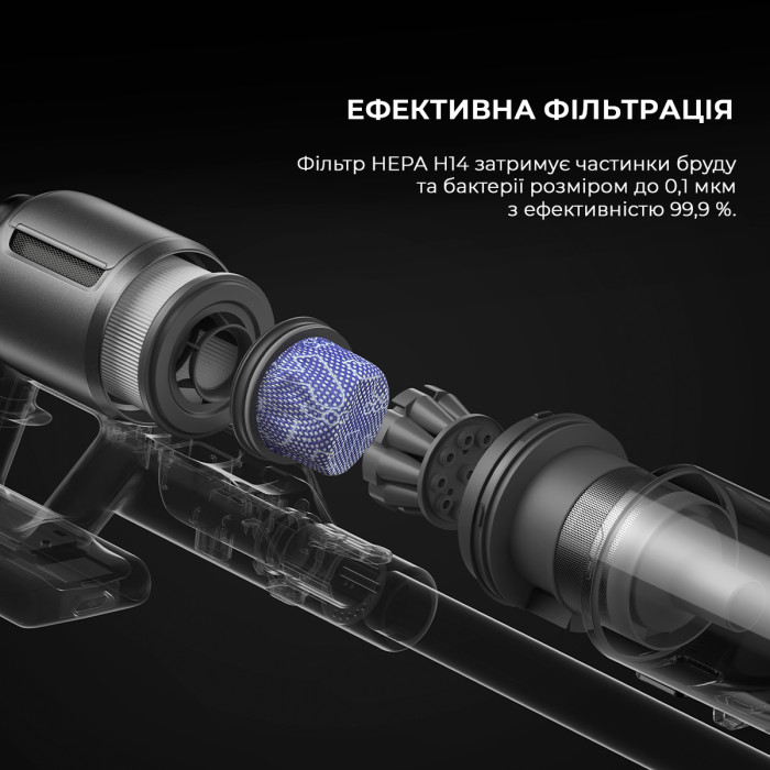 Бездротовий пилосос Dreame Z30 Animal
