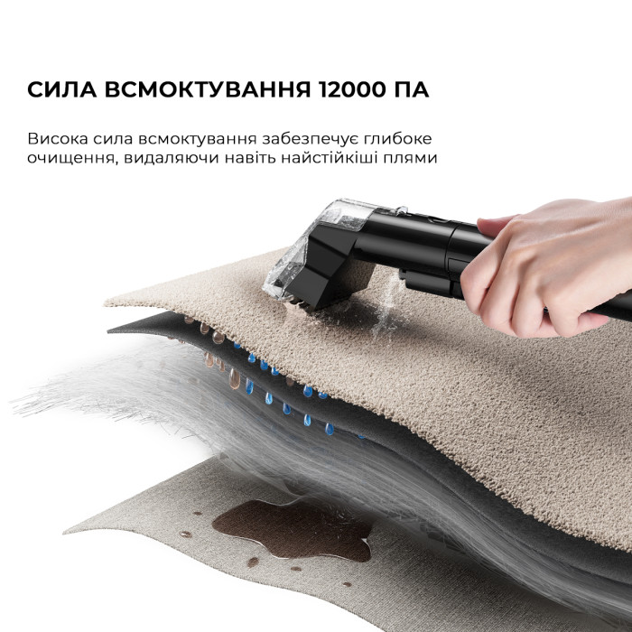 Миючий пилосос для килимів та тканин Dreame N10
