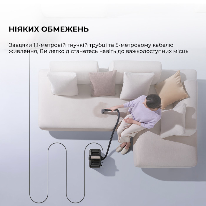 Миючий пилосос для килимів та тканин Dreame N10