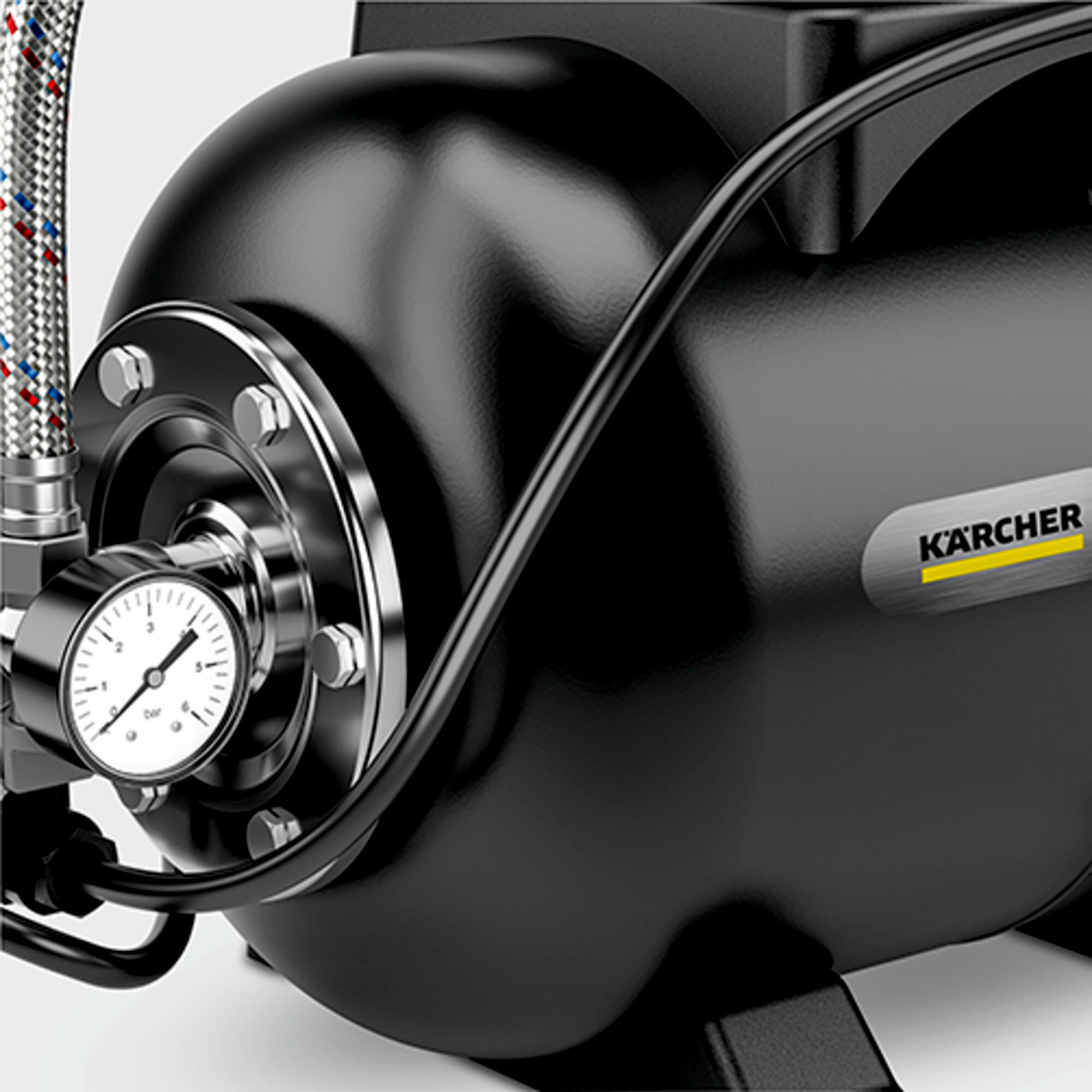 Насосна станція побутового водопостачання BP 4.900 Home: Фланець і вал з нержавіючої сталі