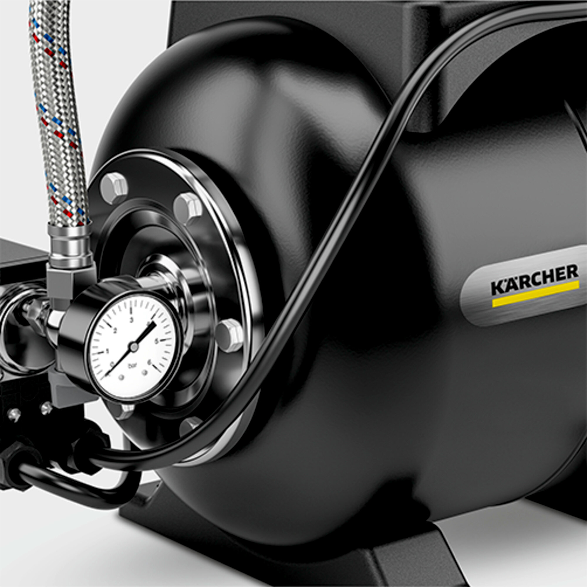 Насосна станція побутового водопостачання BP 3.200 Home: Фланець і вал з нержавіючої сталі
