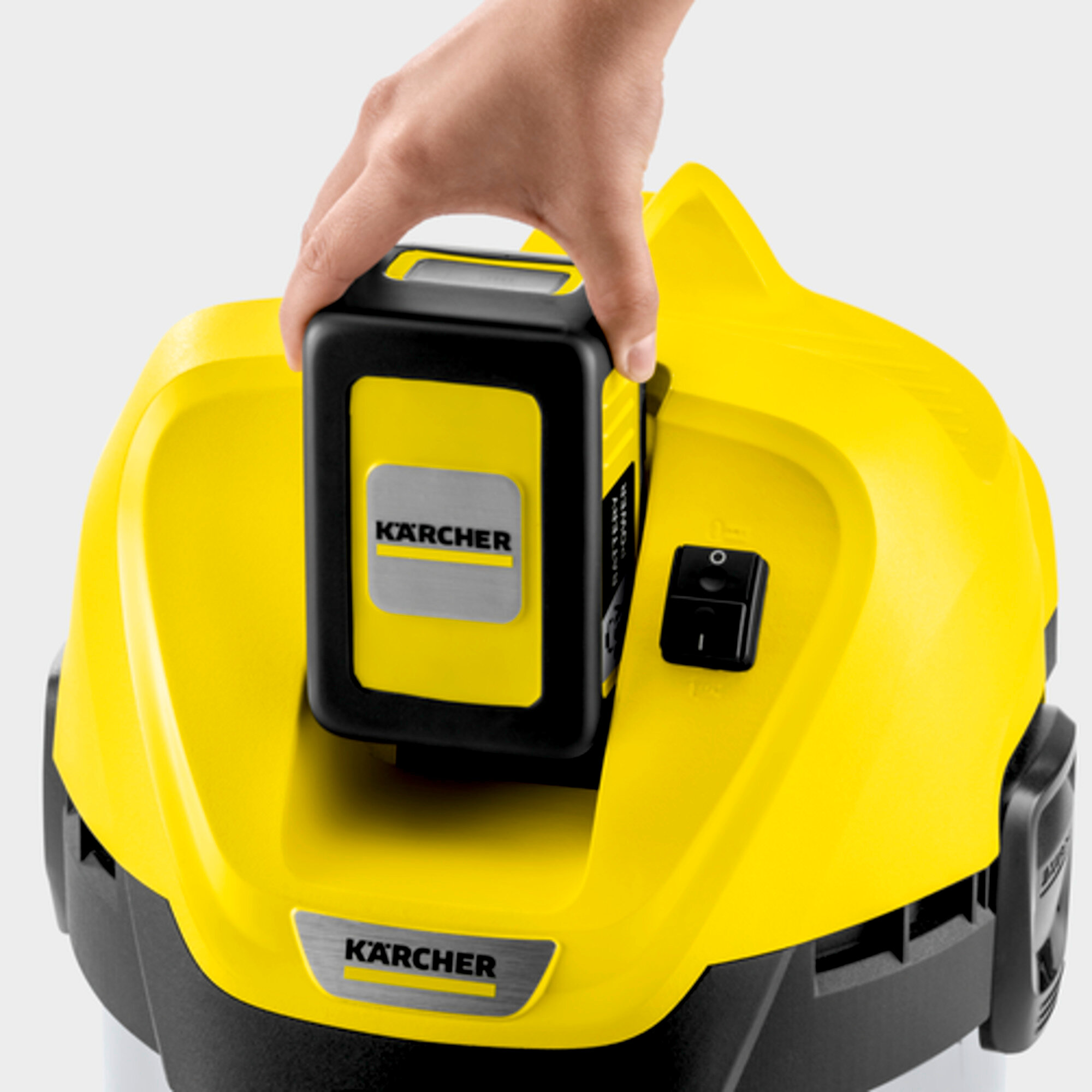 Аккумуляторный хозяйственный пылесос WD 3 Battery: Сменная батарея 36 В Kärcher Battery Power