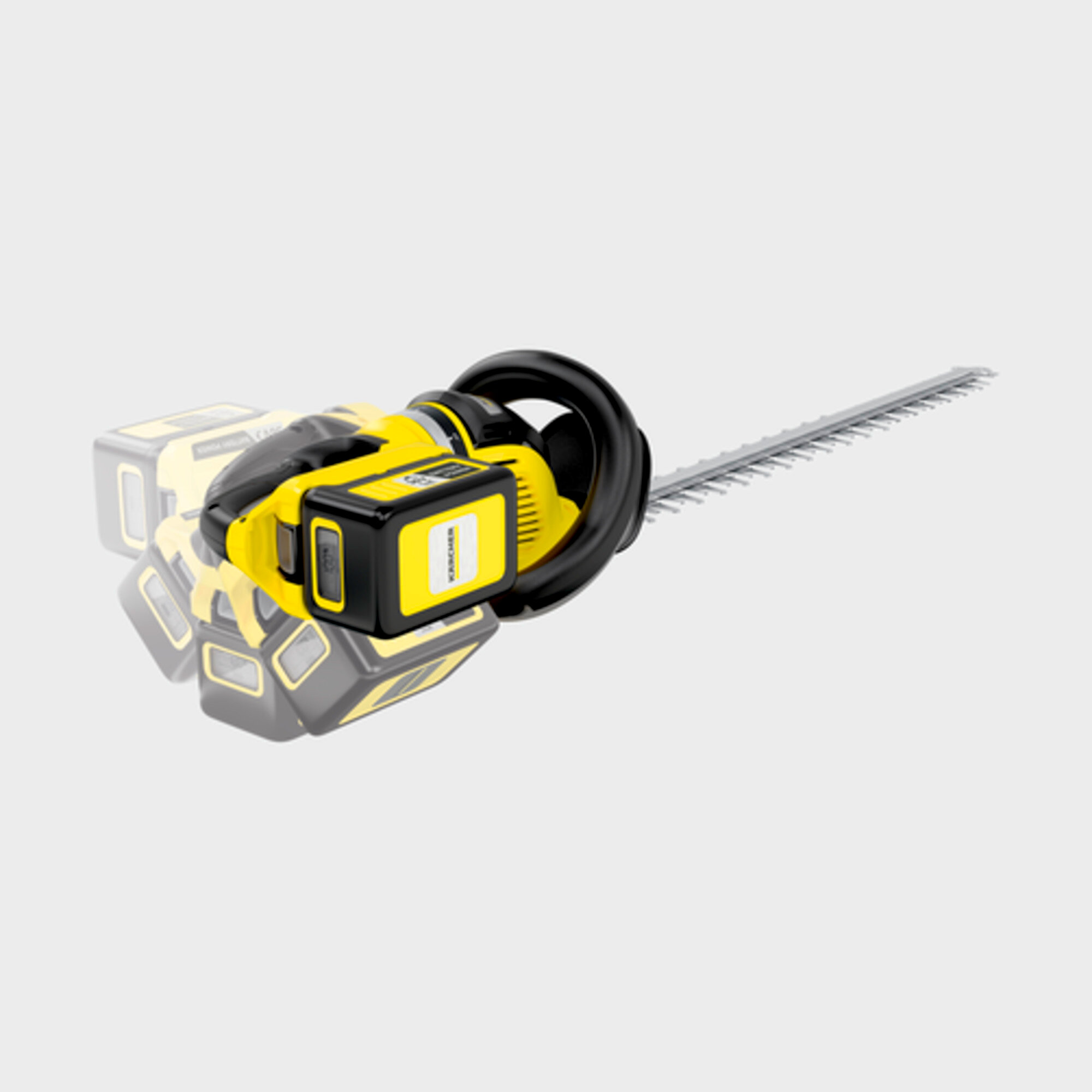 Аккумуляторный кусторез HGE 36-60 Battery: Поворотная рукоятка