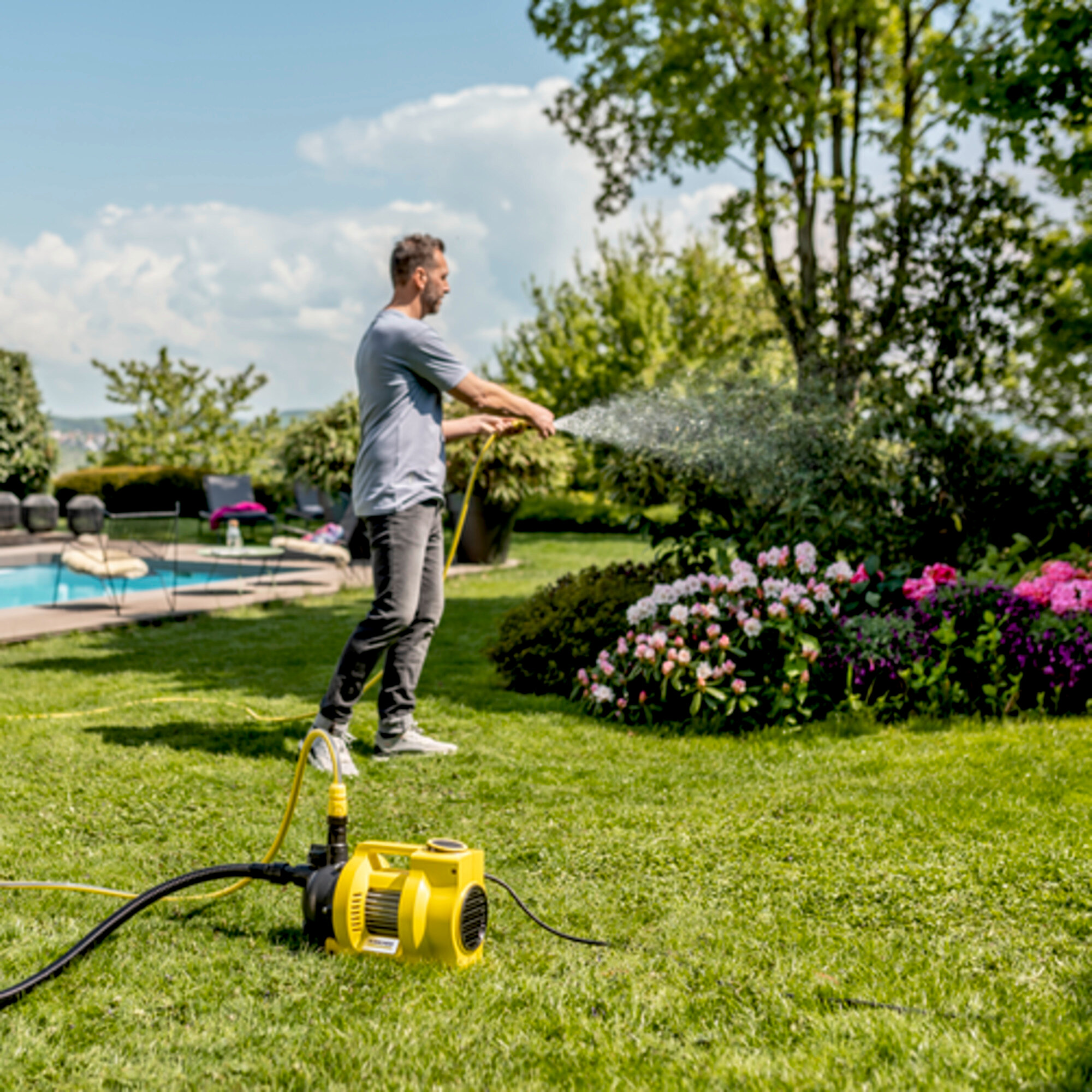 Насос для полива BP 4.500 Garden Set Plus: Готовность к немедленному применению
