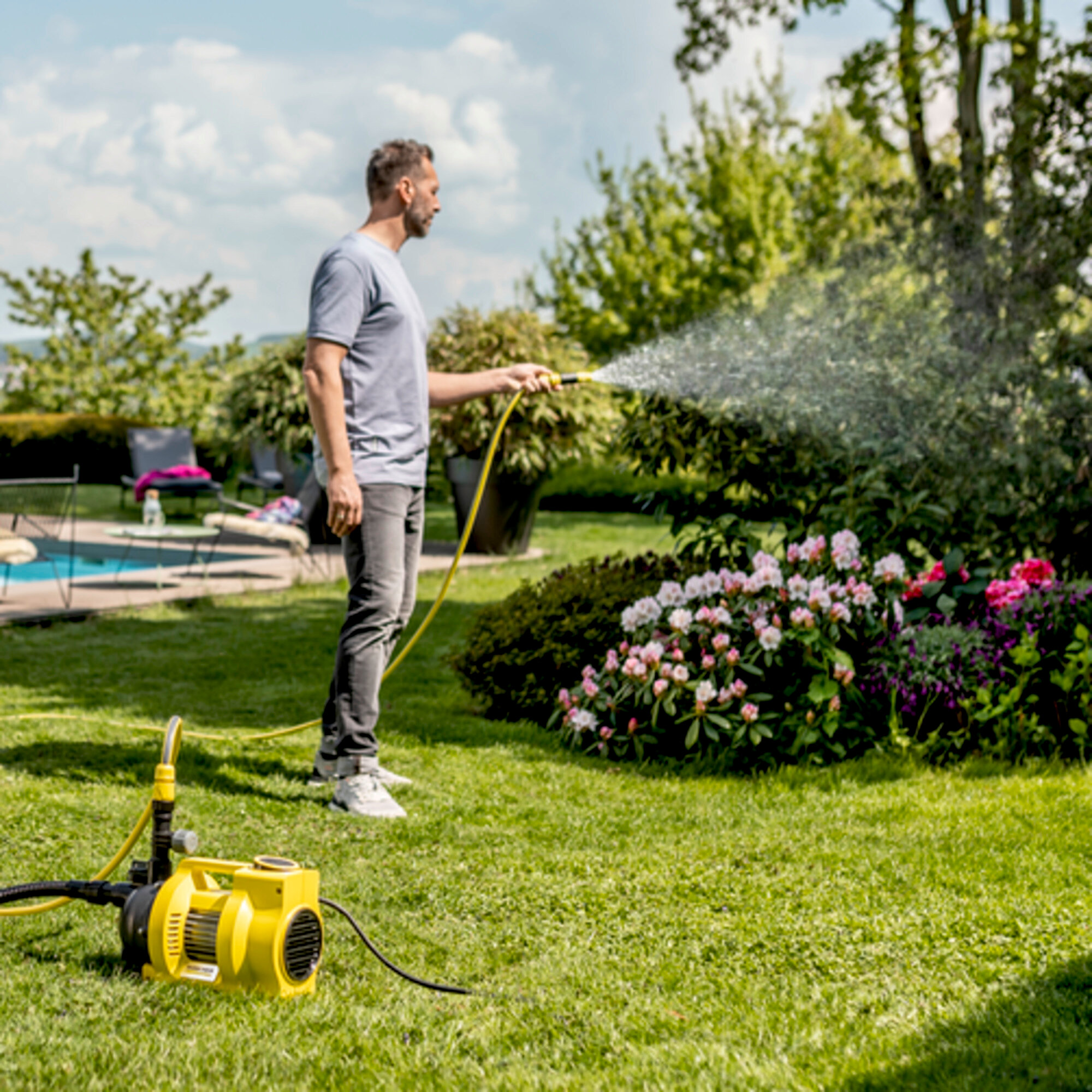 Насос для полива BP 5.000 Garden Set Plus: Готовность к немедленному применению