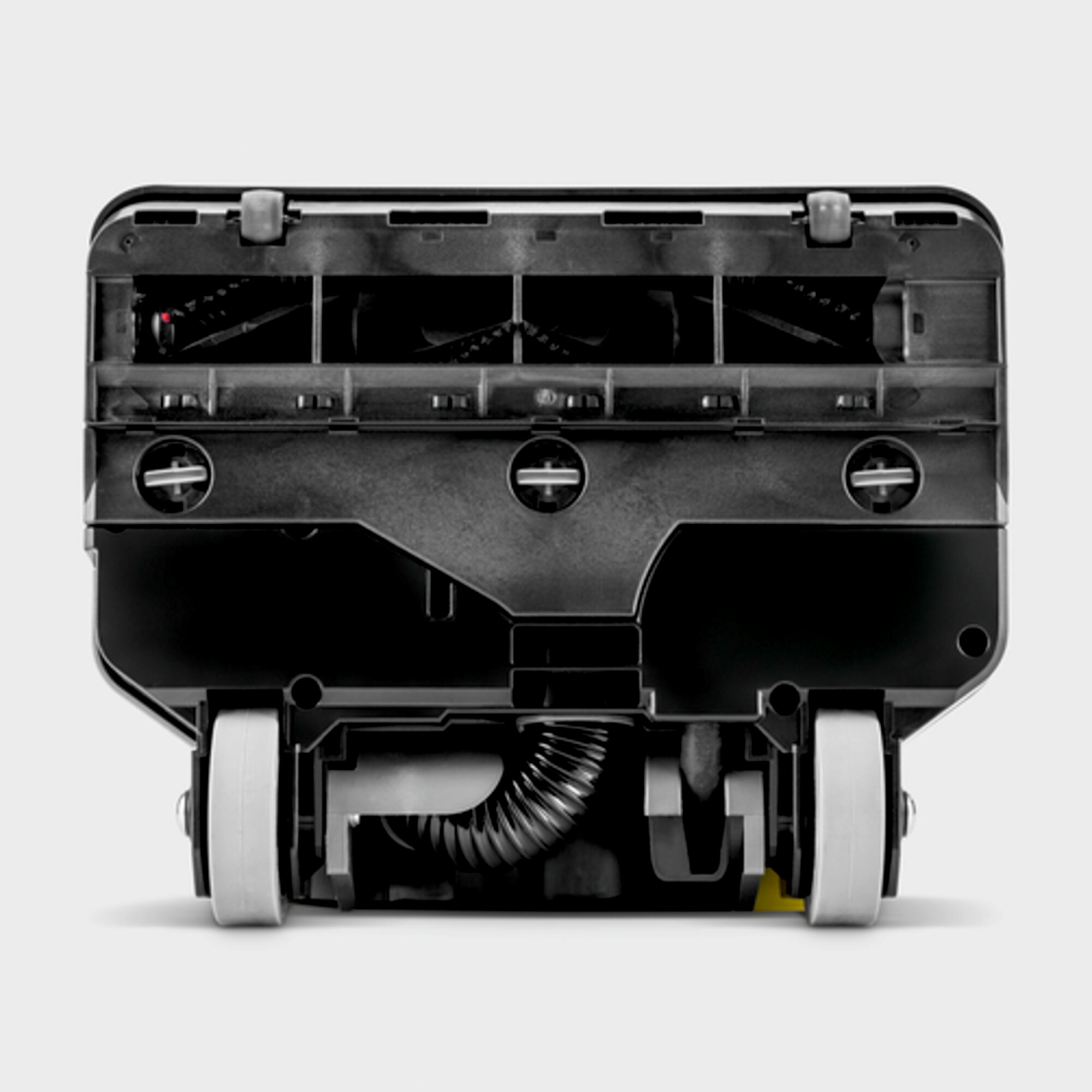 Аккумуляторный щеточный пылесос CV 30/2 Bp Adv: Функция самоочистки роликовой щетки с помощью ножного выключателя