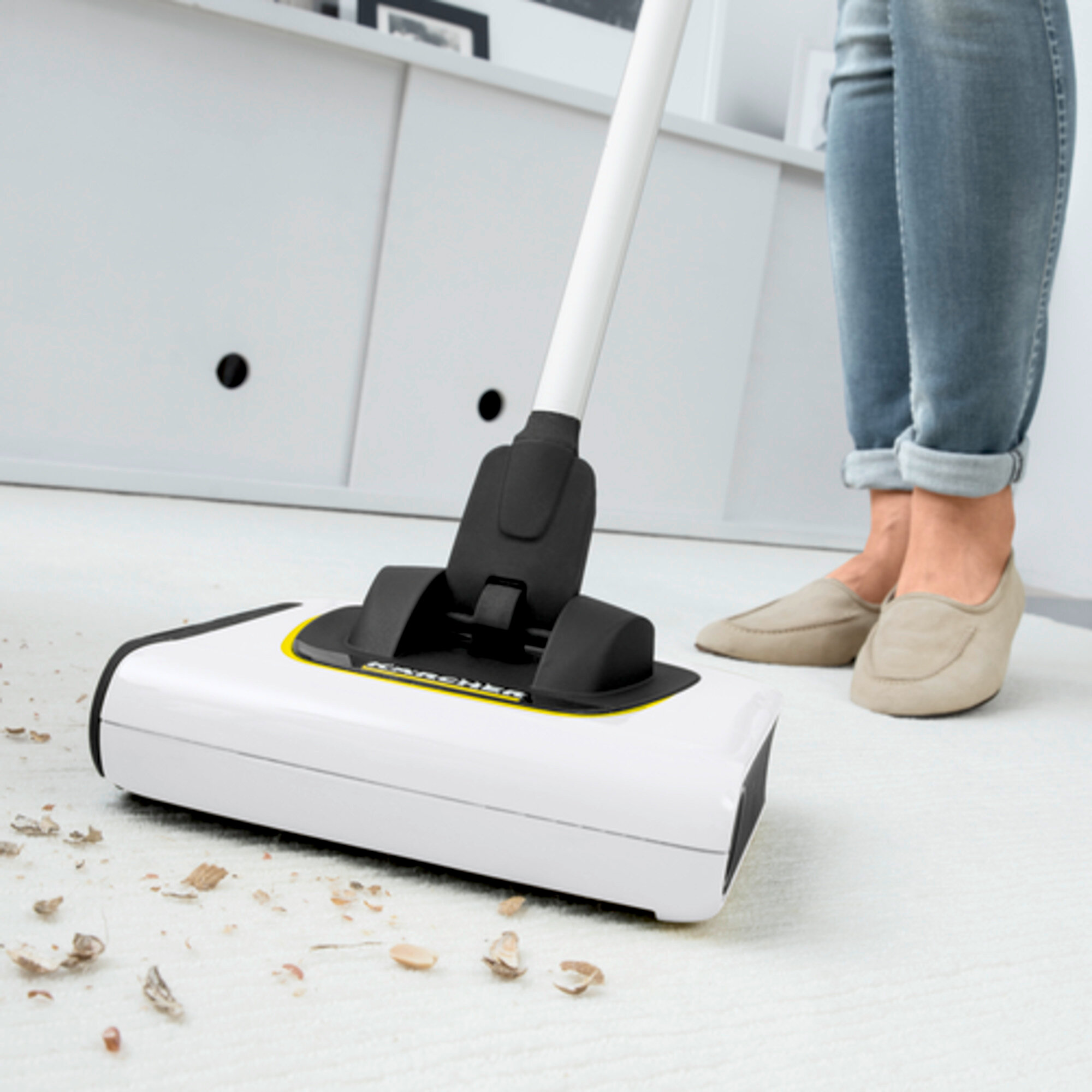 Аккумуляторный электровеник KB 5: Адаптивная Технология уборки Керхер (Karcher Adaptive Cleaning System)